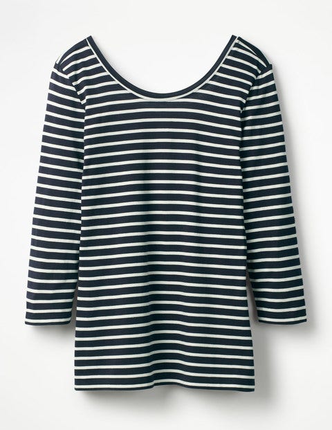 Supersoft Ballet Back - Navy/Ivory Supersoft Ballet Back - Navy/Ivory
