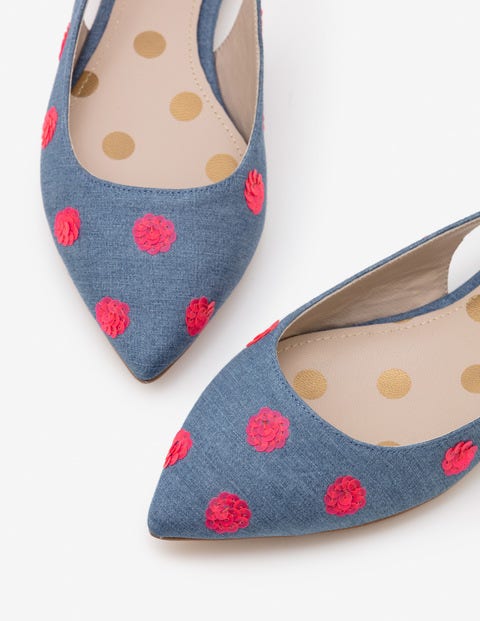 Hilary Slingbacks - Chambray Hilary Slingbacks - Chambray