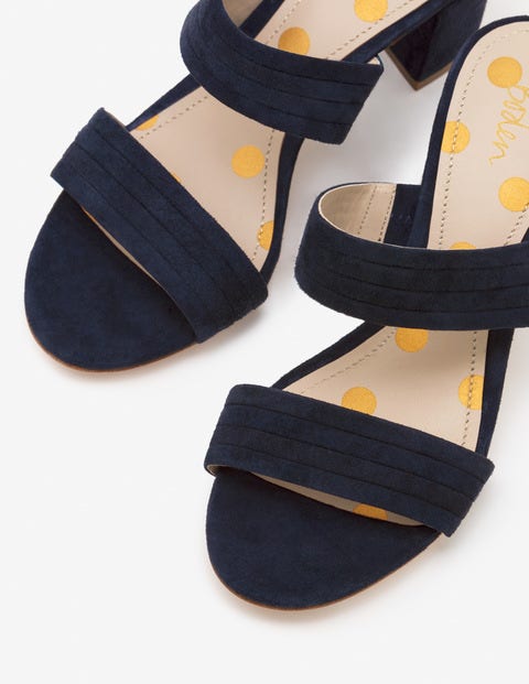 Orella Suede Mules - Navy Orella Suede Mules - Navy