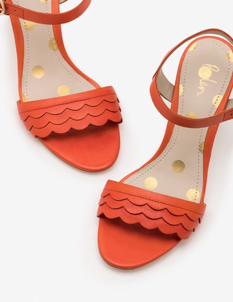 Chaussures À Talon Ruth - Orange Sanguine Chaussures À Talon Ruth - Orange Sanguine