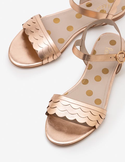 Ruth Sandals - Rose Gold Metallic Ruth Sandals - Rose Gold Metallic