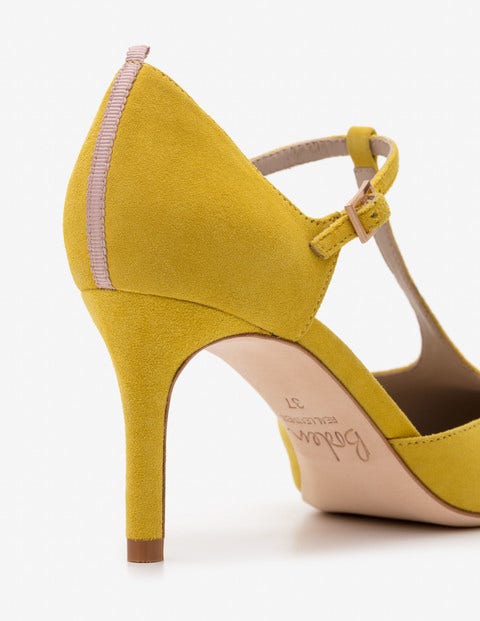 Whitney Mid Heels - Mimosa Yellow Whitney Mid Heels - Mimosa Yellow