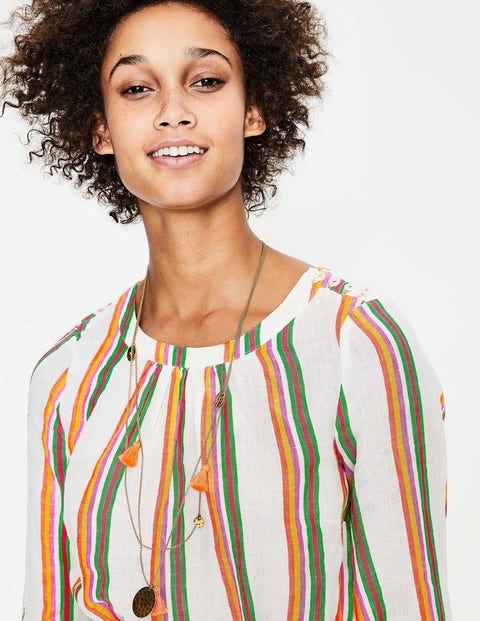 Marianna Longline Necklace - Watermelon Punch Marianna Longline Necklace - Watermelon Punch