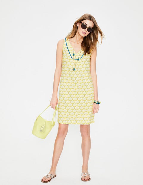 Tarifa Jersey Dress - Citrus Yellow Shell Tarifa Jersey Dress - Citrus Yellow Shell