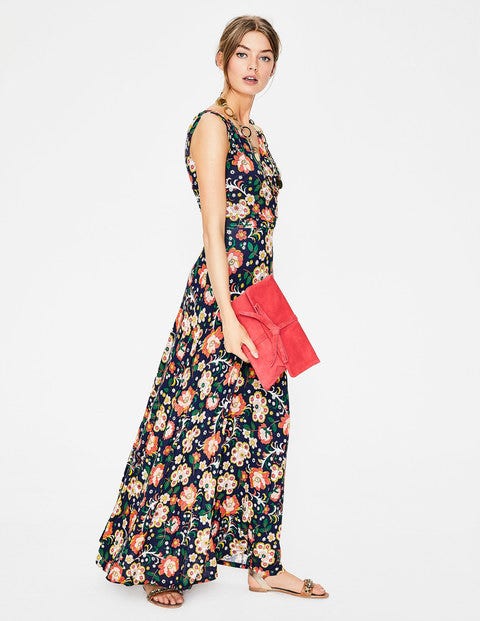 Georgia Maxi Dress - Blue Tropical Floral Georgia Maxi Dress - Blue Tropical Floral