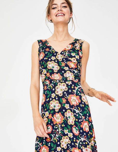 Georgia Maxi Dress - Blue Tropical Floral Georgia Maxi Dress - Blue Tropical Floral