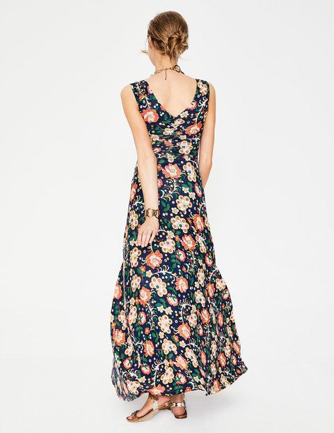Georgia Maxi Dress - Blue Tropical Floral Georgia Maxi Dress - Blue Tropical Floral