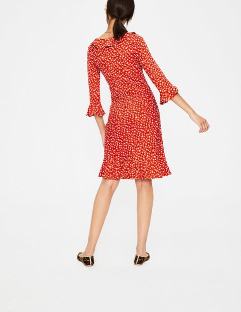 Michaela Jersey Dress - Rosehip Daisy Ditsy Michaela Jersey Dress - Rosehip Daisy Ditsy
