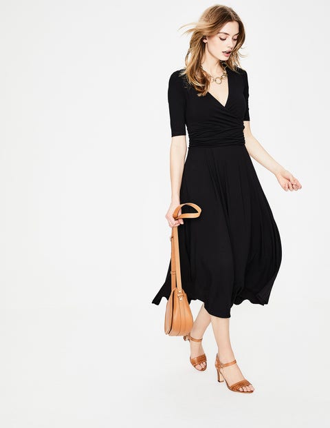 Robe Midi Kassidy En Jersey - Noir Robe Midi Kassidy En Jersey - Noir