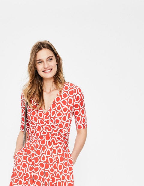 Kassidy Jersey Midi Dress - Rosehip Summer Leaves Kassidy Jersey Midi Dress - Rosehip Summer Leaves