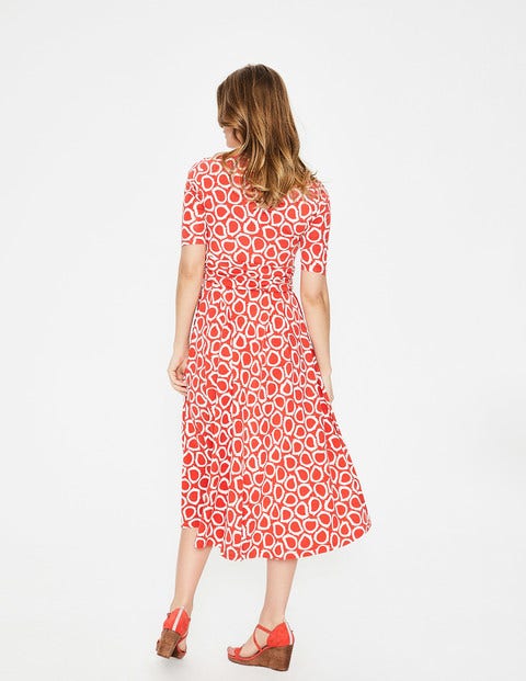 Kassidy Jersey Midi Dress - Rosehip Summer Leaves Kassidy Jersey Midi Dress - Rosehip Summer Leaves