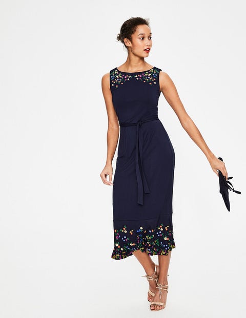 Hattie Embroidered Dress - Navy Hattie Embroidered Dress - Navy