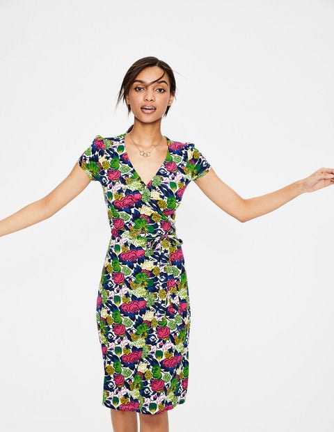 Summer Wrap Dress - Multi Bouquet Summer Wrap Dress - Multi Bouquet