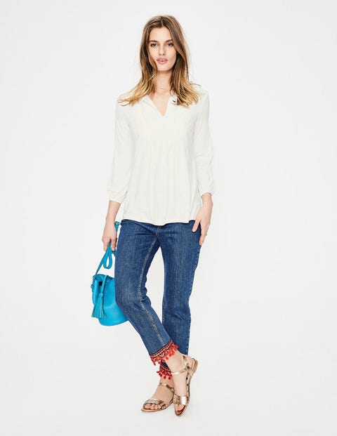 Anna Jersey Top - Ivory Anna Jersey Top - Ivory