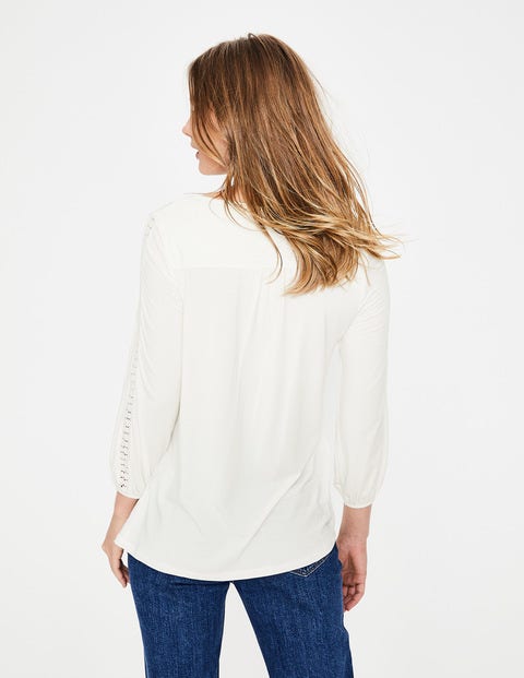 Anna Jersey Top - Ivory Anna Jersey Top - Ivory