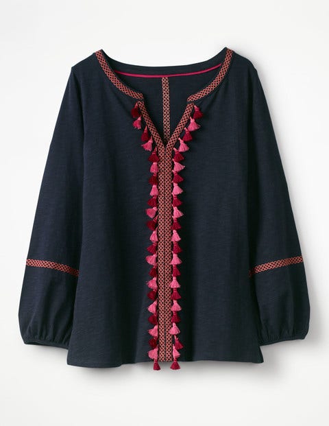 Alison Jersey Top - Navy Alison Jersey Top - Navy