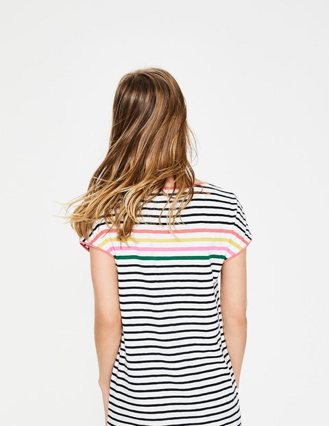 Paulina Jersey Dress - Rainbow Multi Stripe Paulina Jersey Dress - Rainbow Multi Stripe