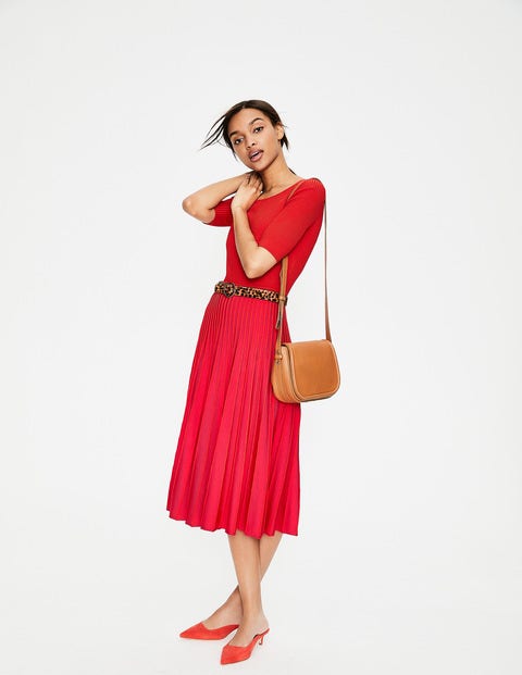 Brione Knitted Dress - Red Pop Brione Knitted Dress - Red Pop