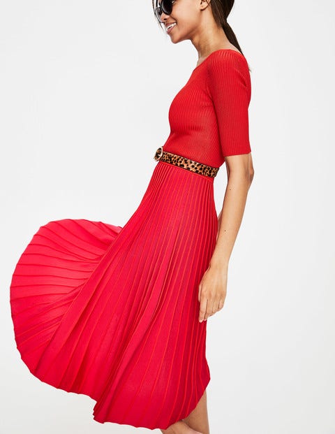 Brione Knitted Dress - Red Pop Brione Knitted Dress - Red Pop
