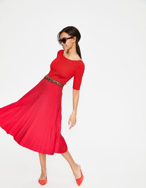 Brione Knitted Dress - Red Pop Brione Knitted Dress - Red Pop