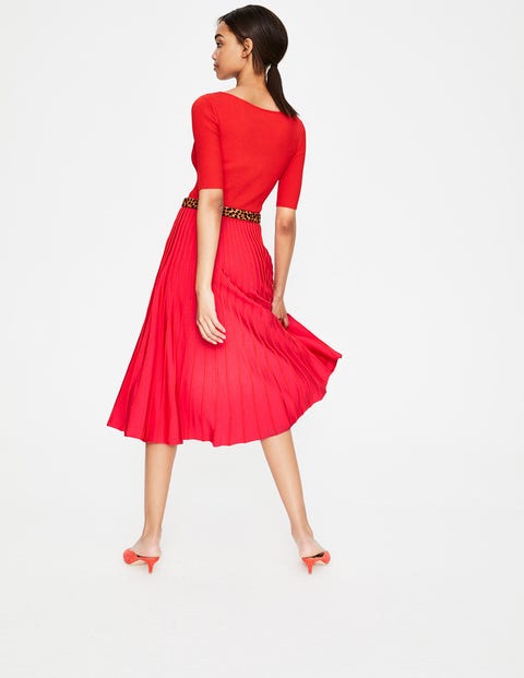 Brione Knitted Dress - Red Pop Brione Knitted Dress - Red Pop