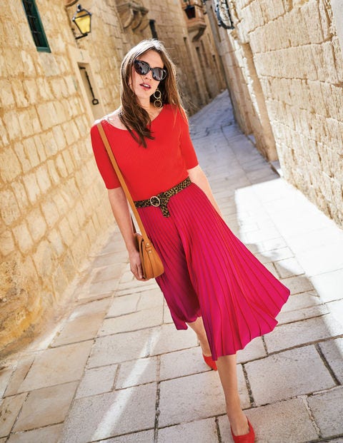 Brione Knitted Dress - Red Pop Brione Knitted Dress - Red Pop