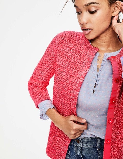 Tori Cardigan - Bright Watermelon Tori Cardigan - Bright Watermelon