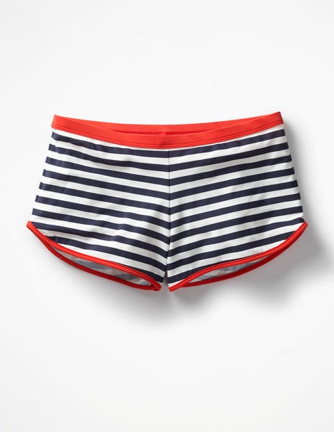 Swim Shorts - Navy/Ivory Stripe Swim Shorts - Navy/Ivory Stripe
