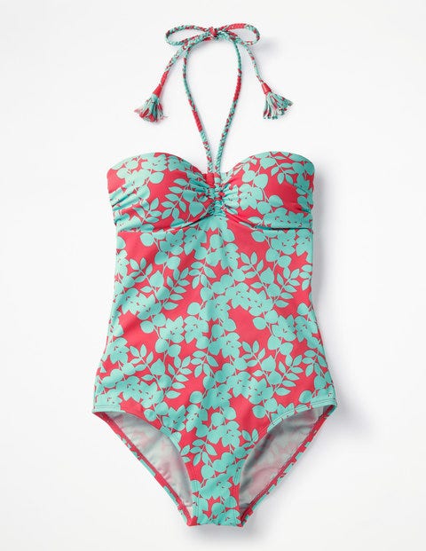 Rinella Swimsuit - Paradise Pink Leaves Rinella Swimsuit - Paradise Pink Leaves