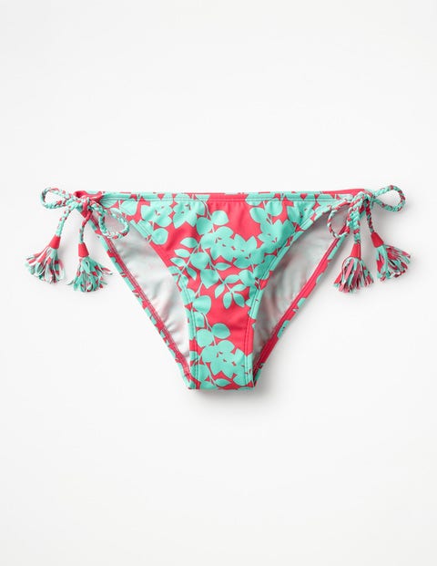 Rinella Bikini Bottoms - Paradise Pink Leaves Rinella Bikini Bottoms - Paradise Pink Leaves