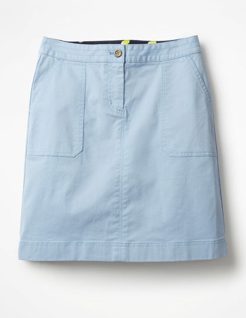 Chino Skirt - Lavender Blue Chino Skirt - Lavender Blue