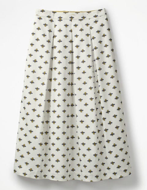 Lola Skirt - Ivory, Honey Bee Lola Skirt - Ivory, Honey Bee