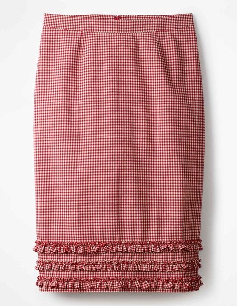 Ava Pencil Skirt - Red Gingham Ava Pencil Skirt - Red Gingham