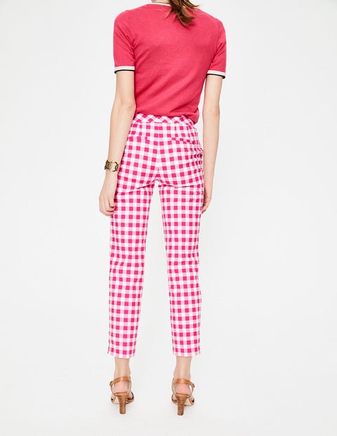 Richmond 7/8 Pants - Bright Pink Gingham Richmond 7/8 Pants - Bright Pink Gingham