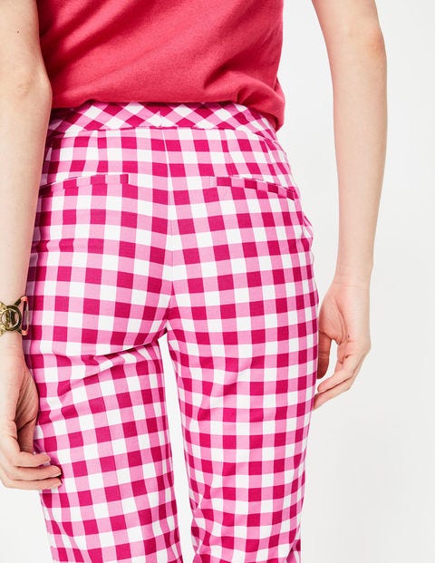 Richmond 7/8 Pants - Bright Pink Gingham Richmond 7/8 Pants - Bright Pink Gingham