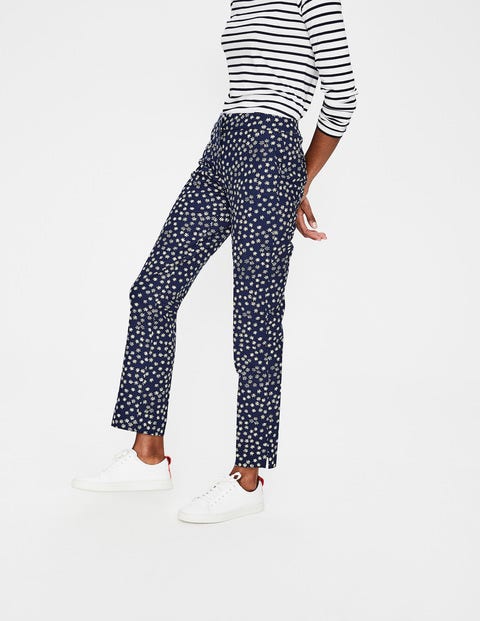 Richmond 7/8 Pants - Navy Mimosa Yellow, Daisy Richmond 7/8 Pants - Navy Mimosa Yellow, Daisy