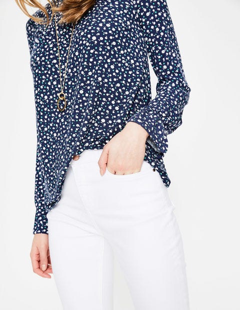 Trafalgar Straight Leg Jeans - White Trafalgar Straight Leg Jeans - White