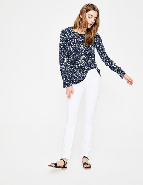 Trafalgar Straight Leg Jeans - White Trafalgar Straight Leg Jeans - White
