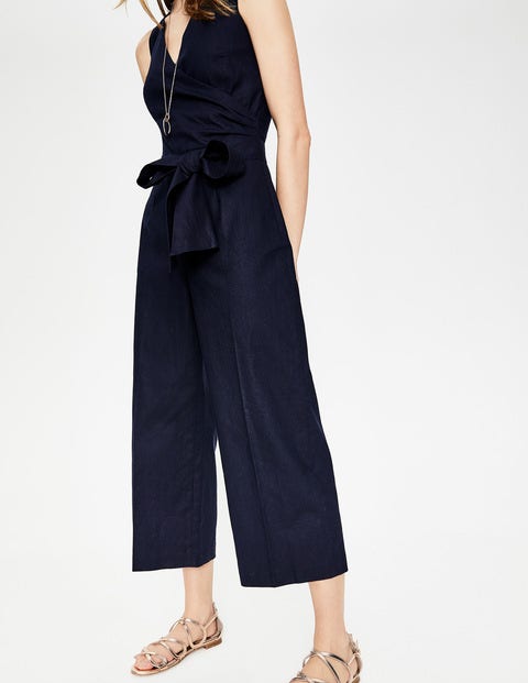 Wrap Jumpsuit - Navy Wrap Jumpsuit - Navy