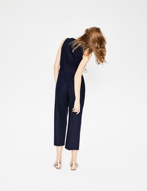 Wrap Jumpsuit - Navy Wrap Jumpsuit - Navy