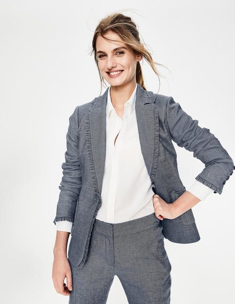 Mina Blazer - Chambray Mina Blazer - Chambray