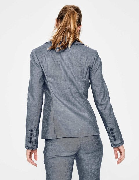 Mina Blazer - Chambray Mina Blazer - Chambray