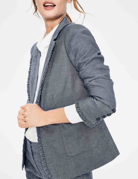 Mina Blazer - Chambray Mina Blazer - Chambray