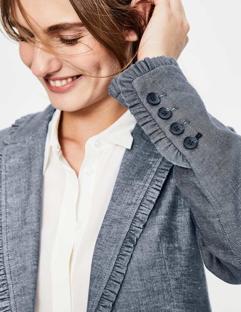Mina Blazer - Chambray Mina Blazer - Chambray