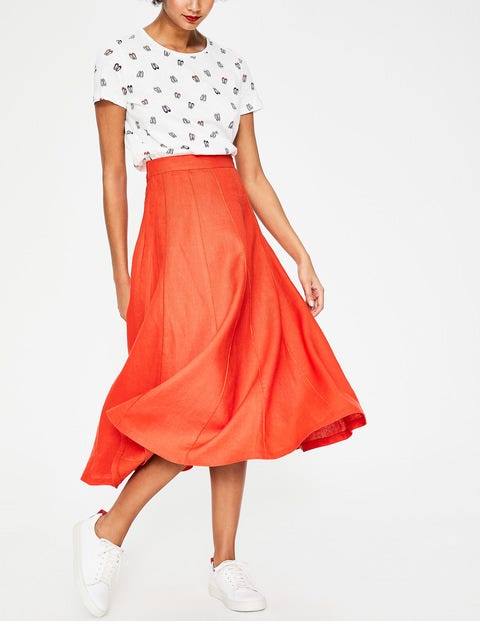 Laurie Skirt - Blood Orange Laurie Skirt - Blood Orange