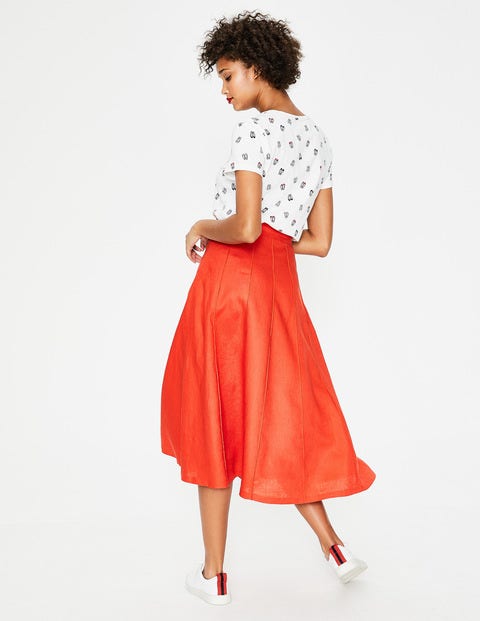 Laurie Skirt - Blood Orange Laurie Skirt - Blood Orange