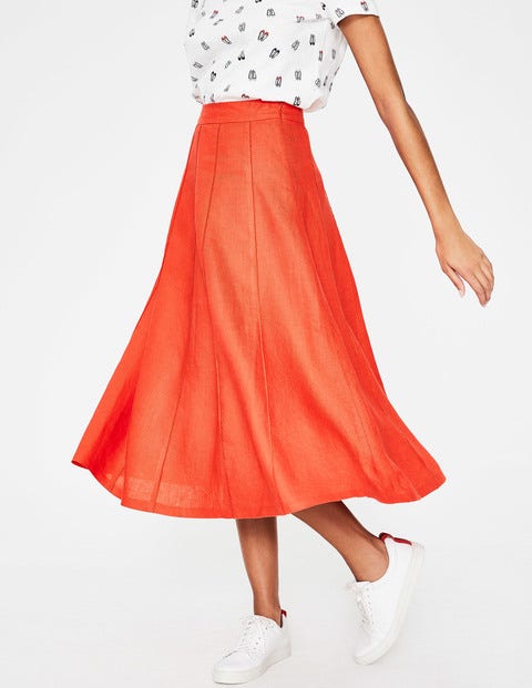 Laurie Skirt - Blood Orange Laurie Skirt - Blood Orange