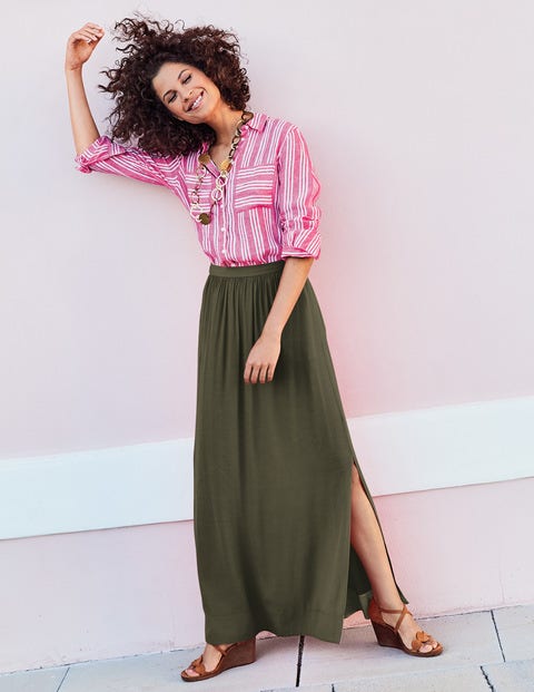 Juliette Maxi Skirt - Khaki Juliette Maxi Skirt - Khaki