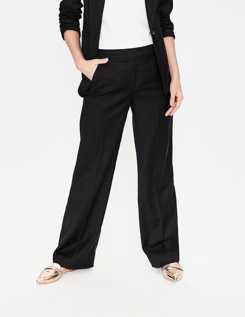 Claremont Wide Leg Trousers - Black Claremont Wide Leg Trousers - Black