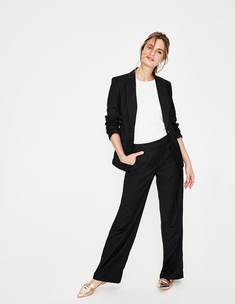 Claremont Wide Leg Trousers - Black Claremont Wide Leg Trousers - Black